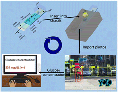 Graphical abstract: A computer vision enhanced smart phone platform for microfluidic urine glucometry