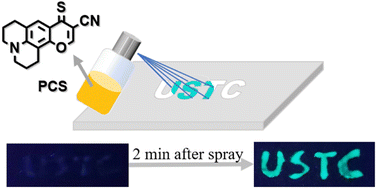 Graphical abstract: A fluorescent probe generating in situ the reactive species for rapid and selective detection of mustard gas