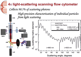 Graphical abstract: 4π light scattering flow cytometry: enhancing the identification and characterization of individual cells