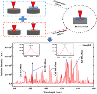 Graphical abstract: A study of the spectral signal effect of self-holes in metal additive manufacturing components using laser-induced breakdown spectroscopy (LIBS)