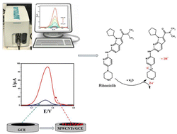 Graphical abstract: A low-cost voltammetric sensor based on multi-walled carbon nanotubes for highly sensitive and accurate determination of nanomolar levels of the anticancer drug Ribociclib in bulk and biological fluids