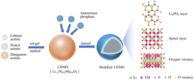 Graphical abstract: Access to high-performance Li-rich layered oxide cathodes via ammonium phosphate surface treatment