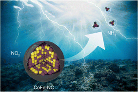 Graphical abstract: CoFe nanoalloys encapsulated in nitrogen-doped carbon for efficient nitrite electroreduction to ammonia