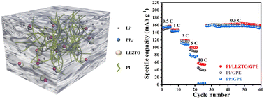 Graphical abstract: A high-performance TPGDA/PETEA composite gel polymer electrolyte for lithium metal batteries