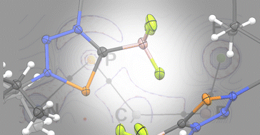 Graphical abstract: Phosphorus derivatives of mesoionic carbenes: synthesis and characterization of triazaphosphole-5-ylidene → BF3 adducts