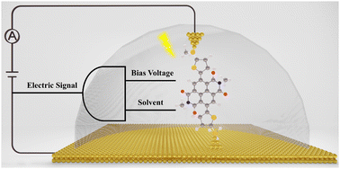 Graphical abstract: Reversible electric switching of NDI molecular wires by orthogonal stimuli