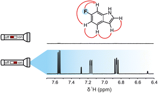 Graphical abstract: Lighting up spin systems: enhancing characteristic 1H signal patterns of fluorinated molecules