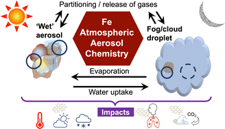 Graphical abstract: Iron content in aerosol particles and its impact on atmospheric chemistry