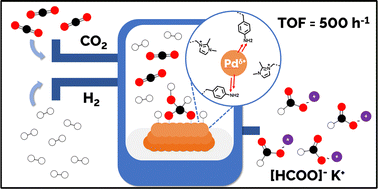 Graphical abstract: Amine-modified polyionic liquid supports enhance the efficacy of PdNPs for the catalytic hydrogenation of CO2 to formate