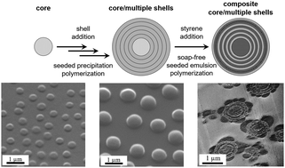 Graphical abstract: Multi-layer core/shell microgels with internal complexity and their nanocomposites