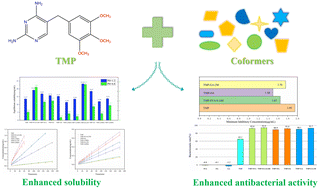 Graphical abstract: Enhancing the dissolution and bacteriostatic activity of trimethoprim through salt formation