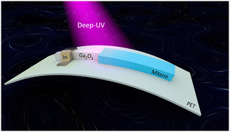 Graphical abstract: Flexible self-powered solar-blind Schottky photodetectors based on individual Ga2O3 microwire/MXene junctions