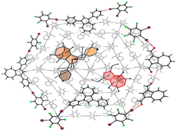 Graphical abstract: Halogen bonded supramolecular assemblies constructed from azulene derivatives and perfluorinated di-/triiodobenzenes