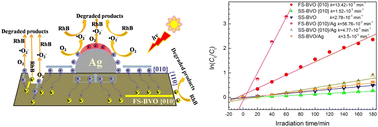 Graphical abstract: Construction of heterostructured BiVO4-{010}/Ag plasmonic photocatalysts by multi-object synchronous optimization of the microstructure of BiVO4 for significantly enhanced visible light driven photocatalytic performance