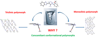 Graphical abstract: Use of quantum chemical methods to study concomitant polymorphs of a new benzimidazole-1,2,3-triazole hybrid compound