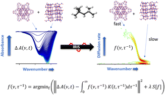 Graphical abstract: Study of the diffusion properties of zeolite mixtures by combined gravimetric analysis, IR spectroscopy and inversion methods (IRIS)