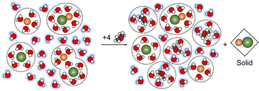 Graphical abstract: Modeling Henry's law and phase separations of water–NaCl–organic mixtures with solvation and ion-pairing