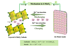 Graphical abstract: A highly stable δ-MnO2 cathode with superior electrochemical performance for rechargeable aqueous zinc ion batteries