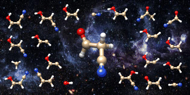 Graphical abstract: New prebiotic molecules in the interstellar medium from the reaction between vinyl alcohol and CN radicals: unsupervised reaction mechanism discovery, accurate electronic structure calculations and kinetic simulations
