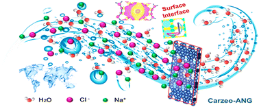 Graphical abstract: Surface/interfacial transport through pores control desalination mechanisms in 2D carbon-based membranes