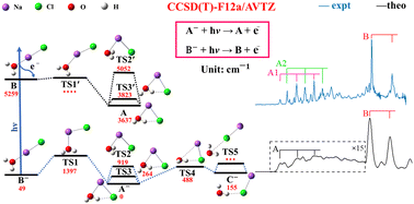 Graphical abstract: Benchmark computational investigations for the basic model of the salt–water complex: NaCl(H2O) and its anion NaCl(H2O)−