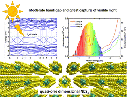 Graphical abstract: Emerging quasi-one-dimensional material NbS4 with high carrier mobility and good visible-light adsorption performance for nanoscale applications