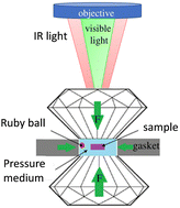 Graphical abstract: Spatially resolved multimodal vibrational spectroscopy under high pressures