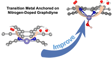 Graphical abstract: Transition metals anchored on nitrogen-doped graphdiyne for an efficient oxygen reduction reaction: a DFT study