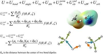 Graphical abstract: From bonds to interactions: comprehensive molecular characterization via polarizable bond-dipole approach