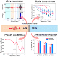 Graphical abstract: Phonon dynamic behaviors induced by amorphous layers at heterointerfaces