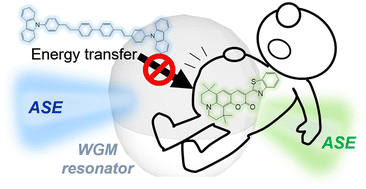 Graphical abstract: Device parameter to evaluate exciton energy transfer in organic whispering-gallery-mode microresonators and its dependence on the amplified spontaneous emission threshold