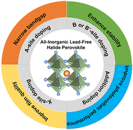 Graphical abstract: Doping strategies for inorganic lead-free halide perovskite solar cells: progress and challenges