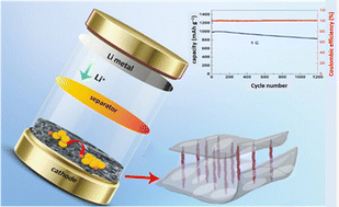 Graphical abstract: Vertical growth of a 3D Ni–Co-LDH/N-doped graphene aerogel: a cost-effective and high-performance sulfur host for Li–S batteries