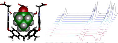 Graphical abstract: Investigation of the effects on proton relaxation times upon encapsulation in a water-soluble synthetic receptor