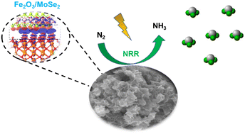 Graphical abstract: MOF-derived Fe2O3/MoSe2 composites for promoted electrocatalytic nitrogen fixation