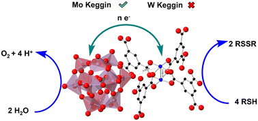 Graphical abstract: Reactivity and stability synergism directed by the electron transfer between polyoxometalates and metal–organic frameworks