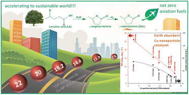 Graphical abstract: Structure sensitivity of Cu supported on manganese oxide catalysts in levulinic acid hydrogenation