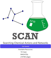 Graphical abstract: Searching chemical action and network (SCAN): an interactive chemical reaction path network platform