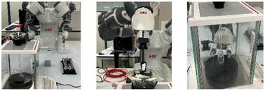 Graphical abstract: Autonomous biomimetic solid dispensing using a dual-arm robotic manipulator