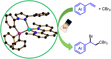 Graphical abstract: Heteroleptic copper(i) complexes [Cu(dmp)(N^P)]BF4 for photoinduced atom-transfer radical addition reactions