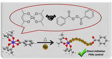 Graphical abstract: A mononuclear cobalt(iii) carboxylate complex with a fully O-based coordination sphere: CoIII–O bond homolysis and controlled radical polymerisation from [Co(acac)2(O2CPh)]