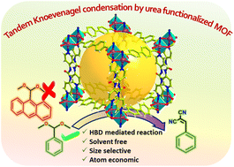 Graphical abstract: Carboxamide functionality grafted entangled Co(ii) framework as a unique hydrogen-bond-donor catalyst in solvent-free tandem deacetalization-Knoevenagel condensation with pore-fitting-mediated size-selectivity
