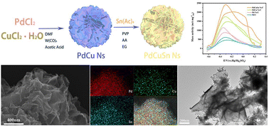 Graphical abstract: Sn-doped PdCu alloy nanosheet assemblies as an efficient electrocatalyst for formic acid oxidation