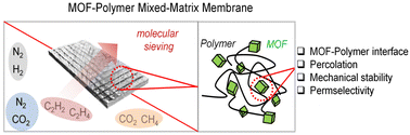Graphical abstract: A roadmap to enhance gas permselectivity in metal–organic framework-based mixed-matrix membranes