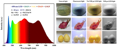 Graphical abstract: An efficient LiSrGaF6:Cr3+ fluoride phosphor with broadband NIR emission towards sunlight-like full-spectrum lighting