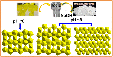 Graphical abstract: Filling the gaps of uranium oxide hydrates with magnesium(ii) ions: unique layered structures and the role of additional sodium(i) ions