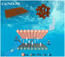 Graphical abstract: Cu/NiO nanorods for efficiently promoting the electrochemical nitrate reduction to ammonia