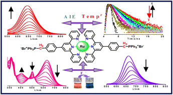 Graphical abstract: Design of molecular sensors and switches based on luminescent ruthenium–terpyridine complexes bearing active methylene and triphenylphosphonium motifs as anion recognition sites: experimental and DFT/TD-DFT investigation