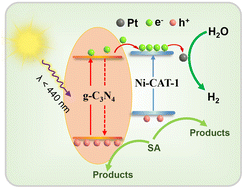Graphical abstract: Controlled synthesis of 2D–2D conductive metal–organic framework/g-C3N4 heterojunctions for efficient photocatalytic hydrogen evolution