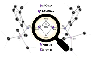 Graphical abstract: An anionic beryllium hydride dimer with an exceedingly short Be⋯Be distance